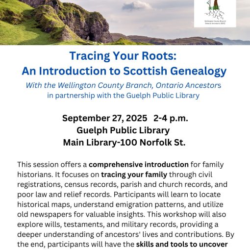 Poster advertising this September 27th workshop