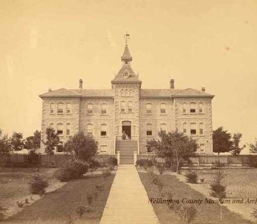 Photo of the Wellington County Museum and Archives ca. 1890