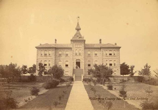 Photo of the Wellington County Museum and Archives ca. 1890